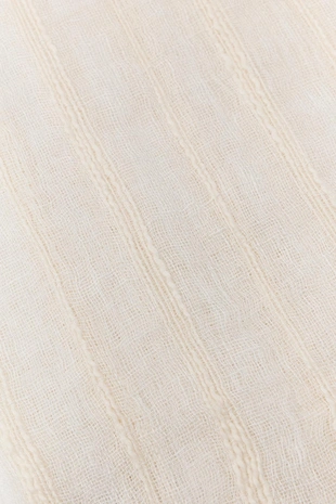 Шарф из льна и хлопка в полоску- Заказать в России