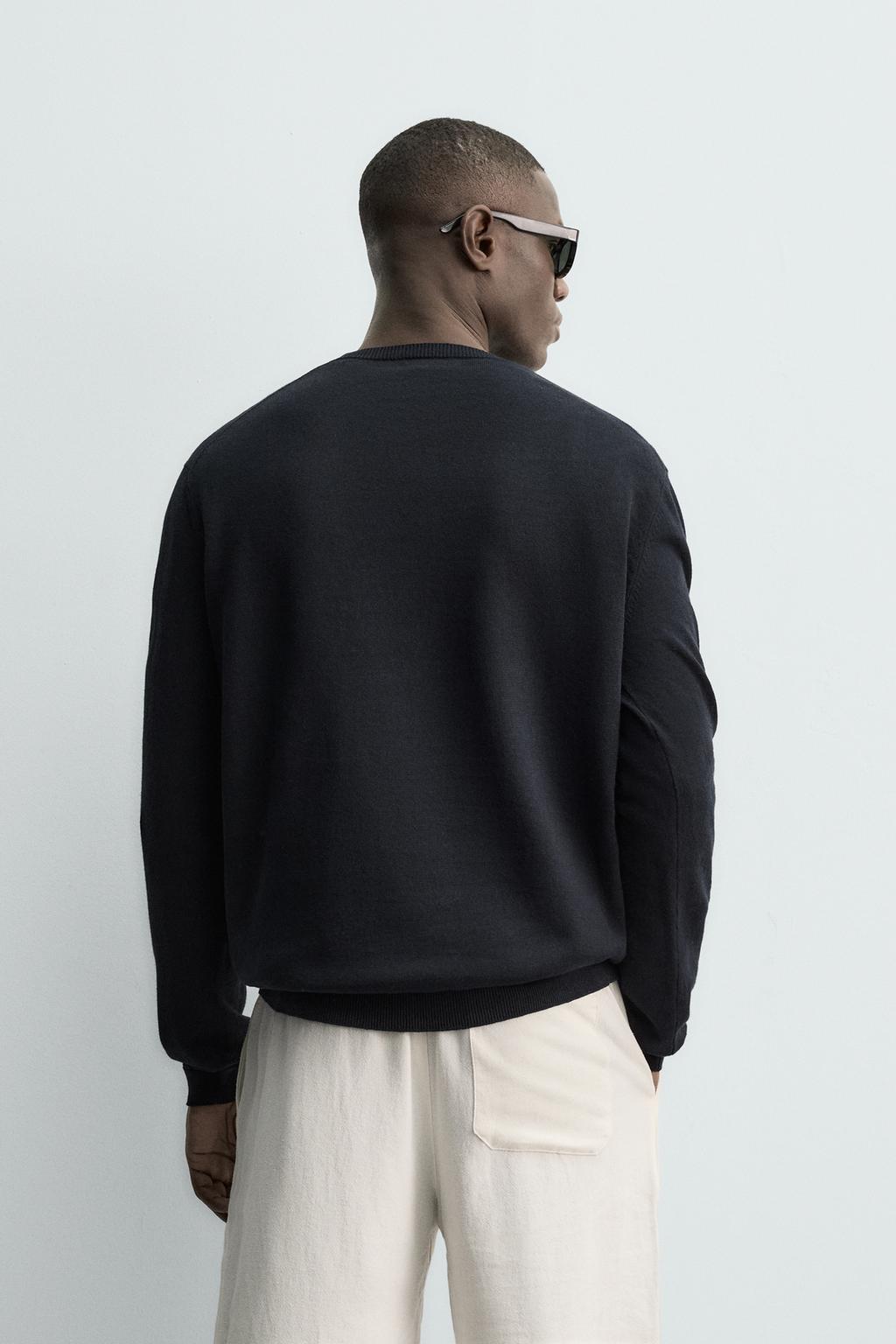 ДЖЕРСИ КЛАССИЧЕСКОГО КРОЯ ИЗ ХЛОПКА И ЛЬНА