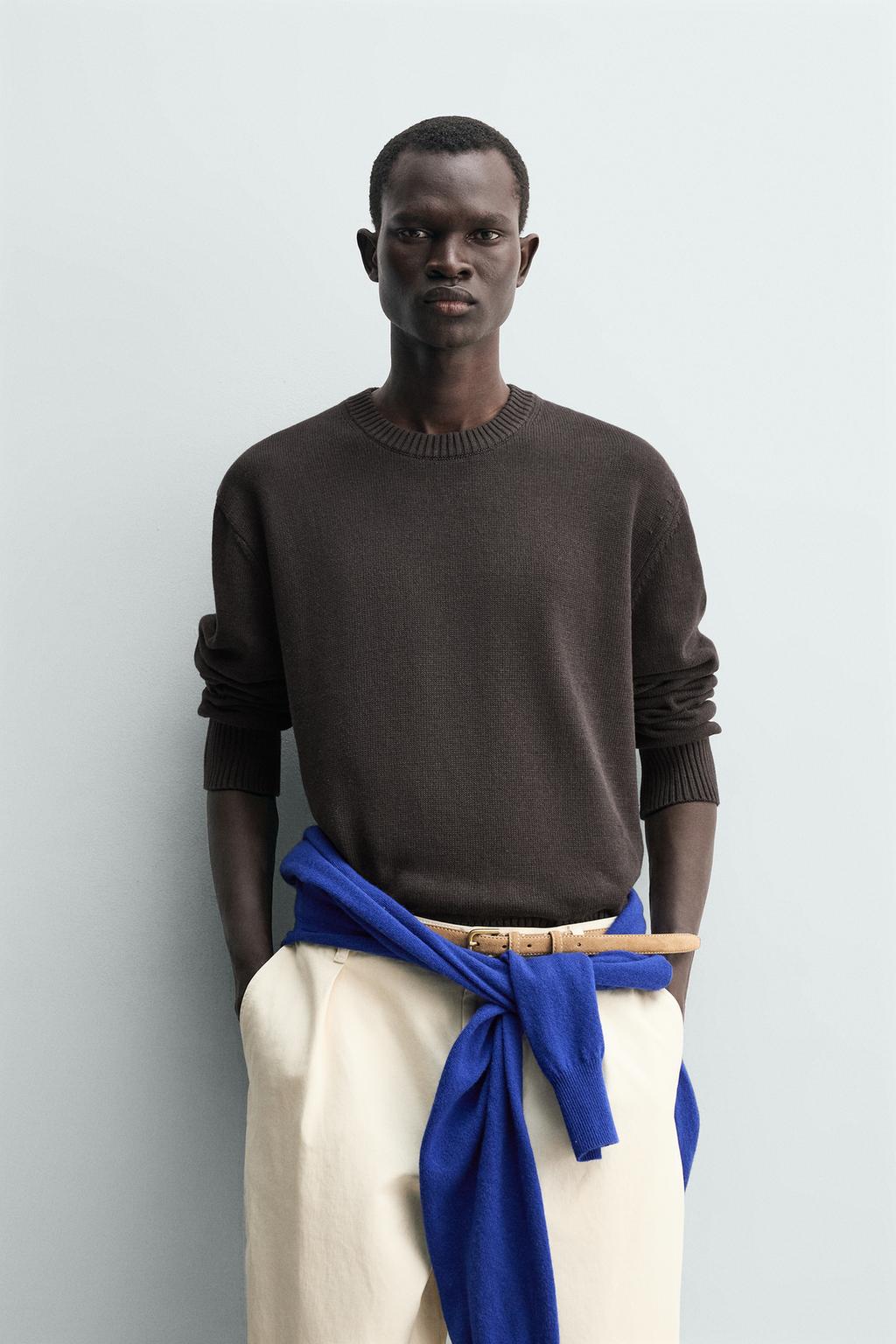 СВИТЕР ИЗ ХЛОПКА И ЛЬНА