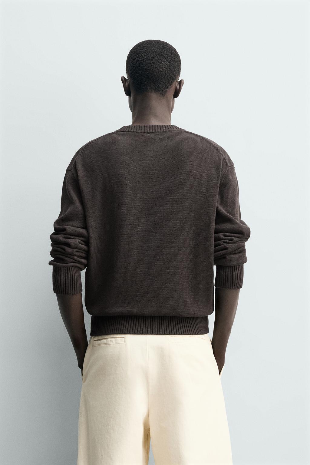 СВИТЕР ИЗ ХЛОПКА И ЛЬНА