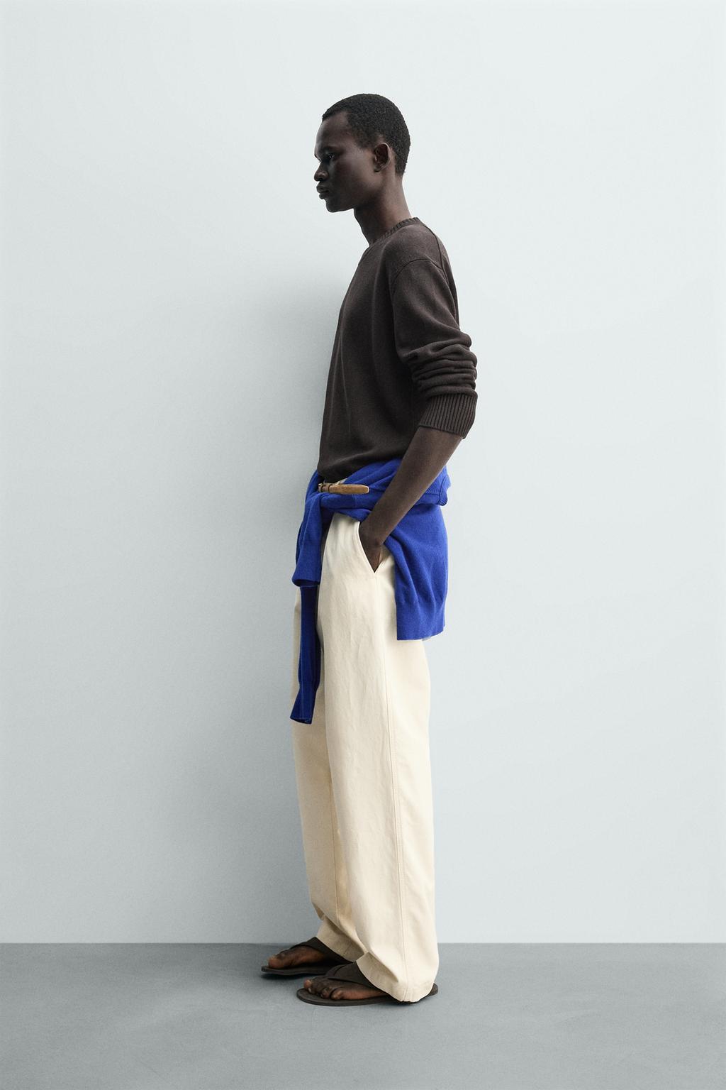 СВИТЕР ИЗ ХЛОПКА И ЛЬНА