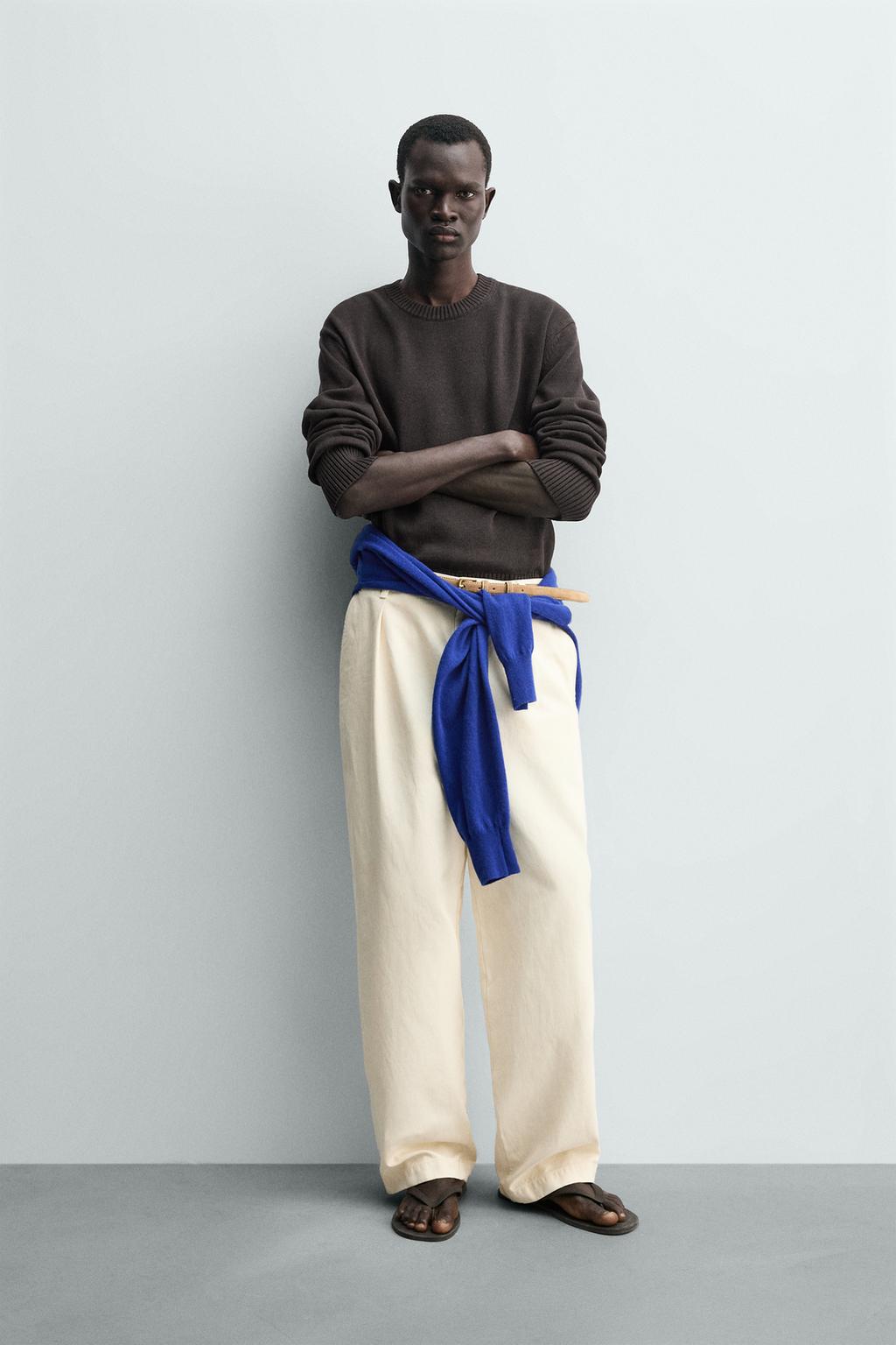 СВИТЕР ИЗ ХЛОПКА И ЛЬНА