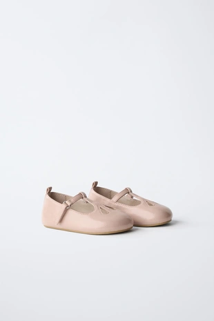 Туфли-балетки с застежкой на липучке t-bar- Заказать в России