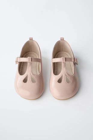 Туфли-балетки с застежкой на липучке t-bar- Заказать в России