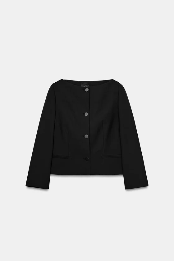 КУРТКА НА ПУГОВИЦАХ — коллекция Zara «ZW»