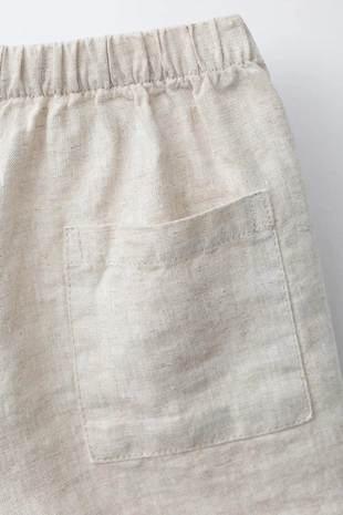Бермуды из 100% льна- Заказать в России