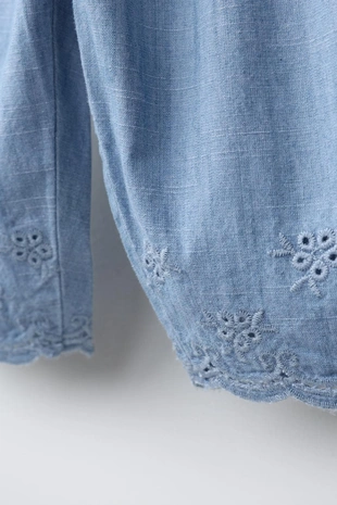 Джинсы с вышивкой- Заказать в России