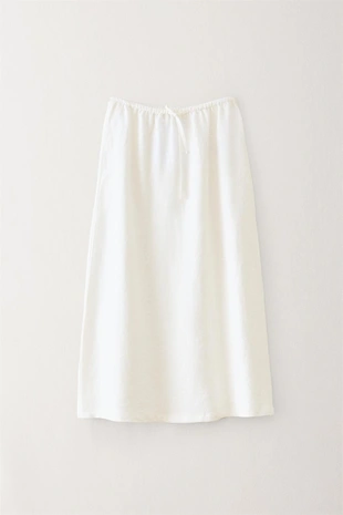 Длинная льняная юбка- Заказать в России