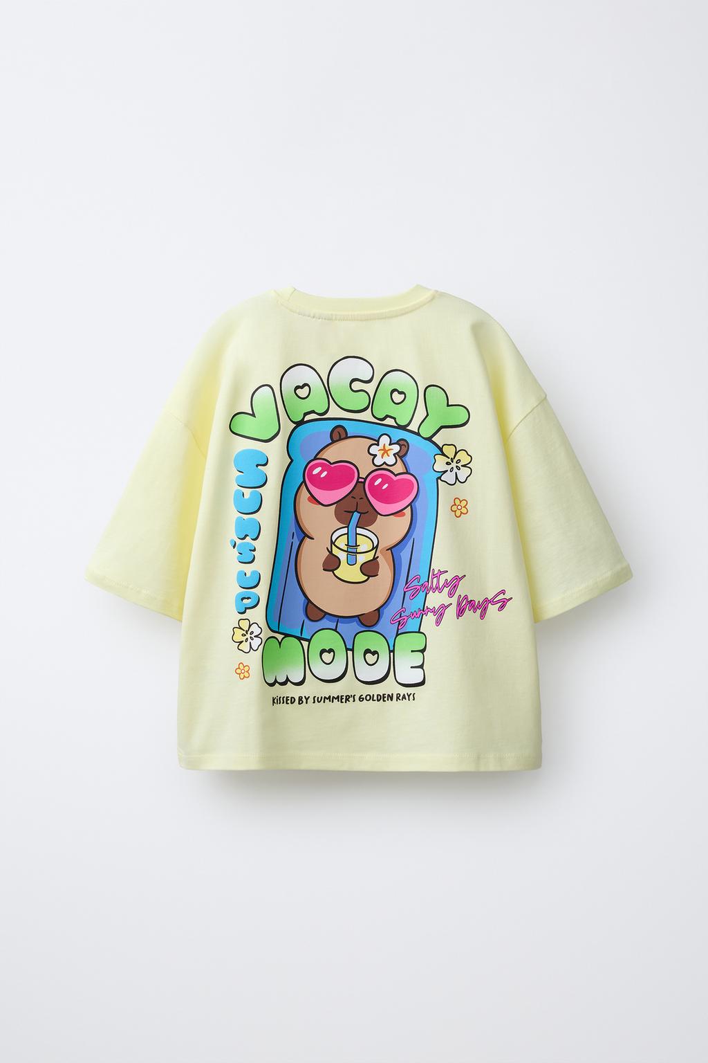 ФУТБОЛКА С ПРИНТОМ Капибара CAPYFUN ©