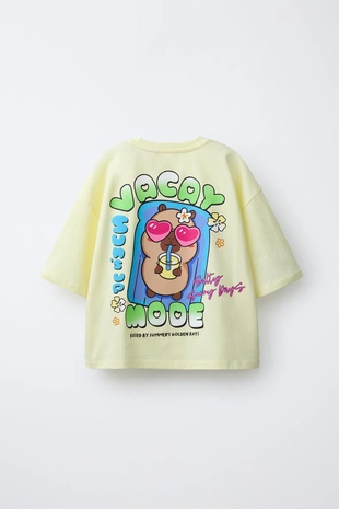 Футболка с принтом Капибара Capyfun ©- Заказать в России