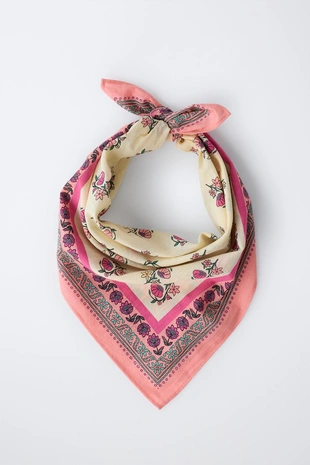 Бандана с цветочным принтом- Заказать в России