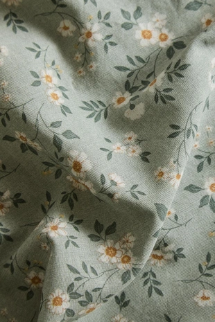 Набор салфеток с цветами на краю и кружевным краем (набор из 2 шт.)