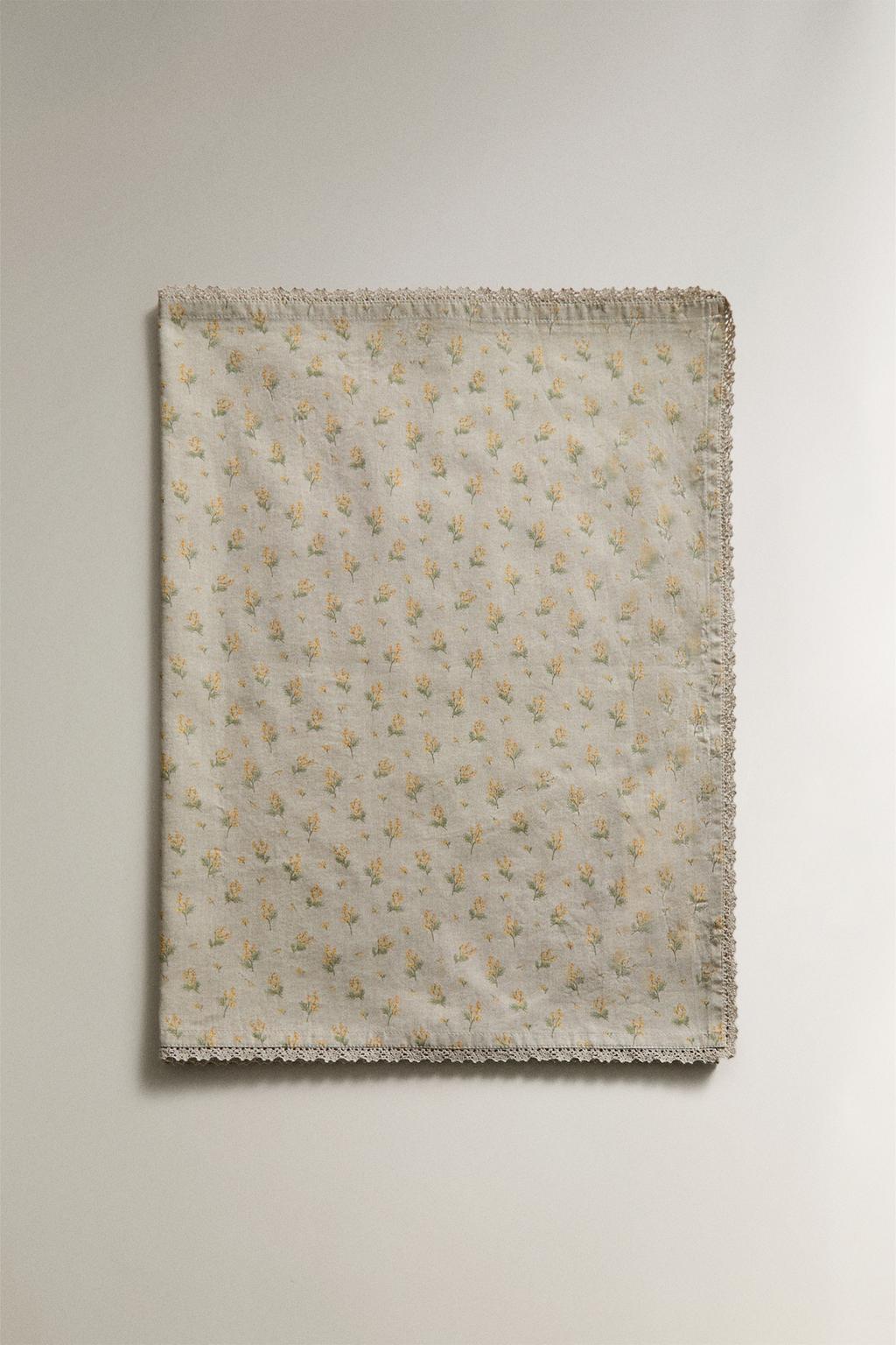 Дорожка для стола wildflower с кружевными оборками