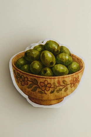 Набор из оливковых бумажных салфеток (набор из 20)- Заказать в России