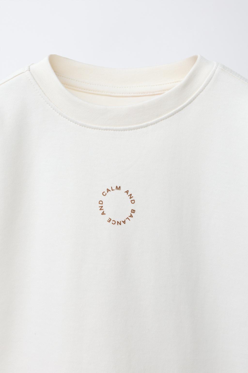 ФУТБОЛКА С НАДПИСЬЮ ИЗ ИНТЕРЛОКА