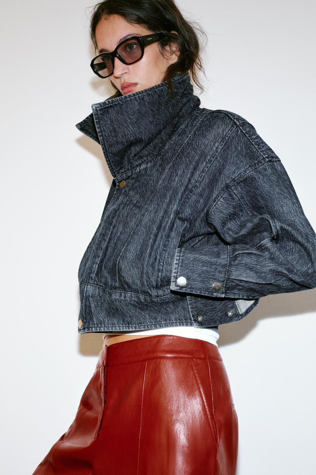 УКОРОЧЕННАЯ ДЖИНСОВАЯ КУРТКА Z1975