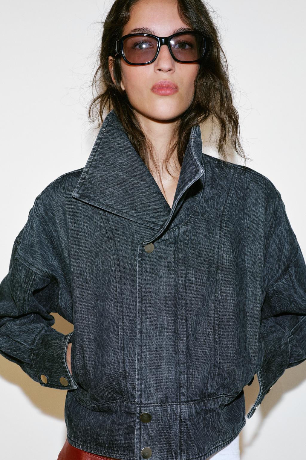 УКОРОЧЕННАЯ ДЖИНСОВАЯ КУРТКА Z1975