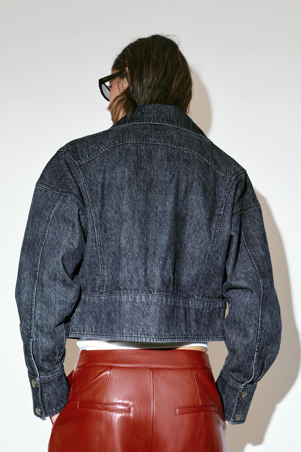 УКОРОЧЕННАЯ ДЖИНСОВАЯ КУРТКА Z1975