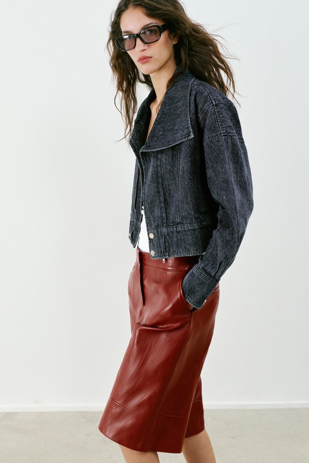 УКОРОЧЕННАЯ ДЖИНСОВАЯ КУРТКА Z1975