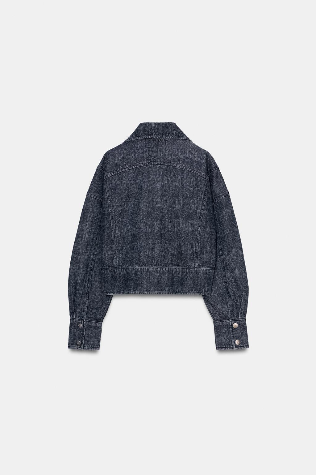 УКОРОЧЕННАЯ ДЖИНСОВАЯ КУРТКА Z1975