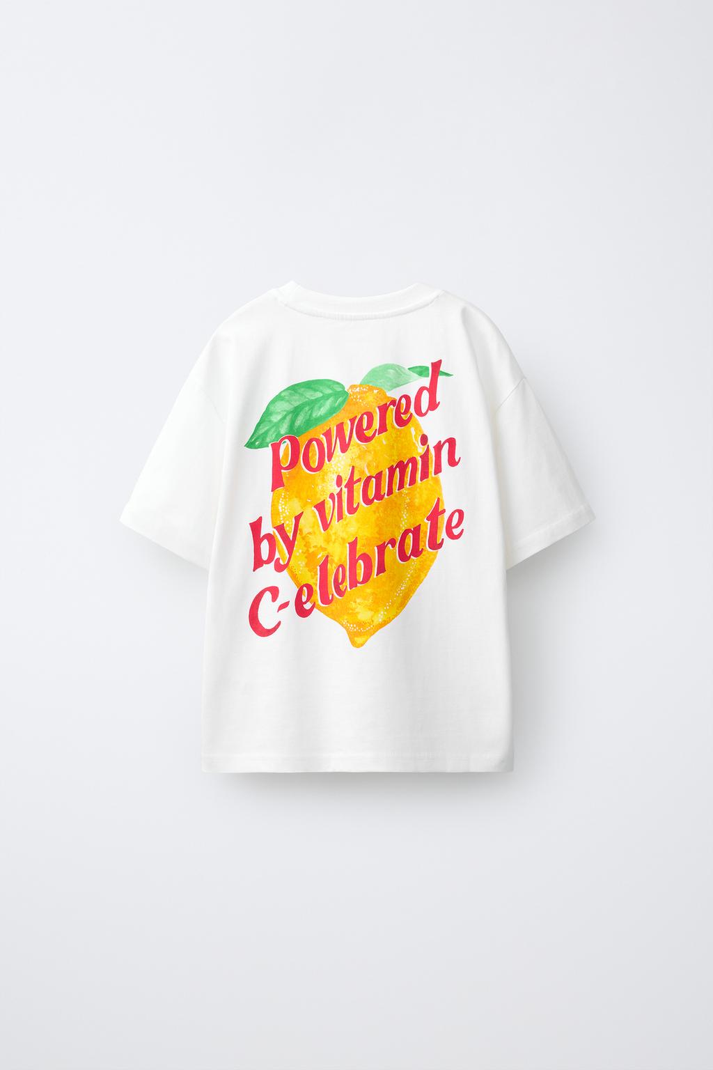 ФУТБОЛКА С ПРИНТОМ «ФРУКТЫ»