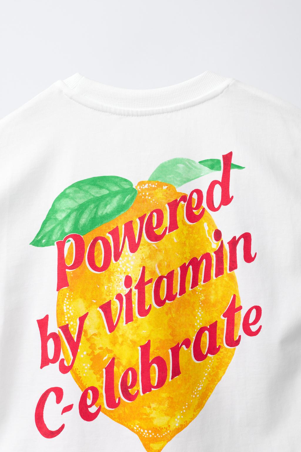 ФУТБОЛКА С ПРИНТОМ «ФРУКТЫ»