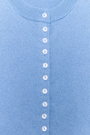 Кардиган с короткими объемными рукавами- Заказать в России