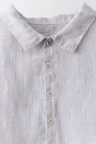 Рубашка в полоску из льна 100%, ограниченная коллекция (2-5 лет)- Заказать в России