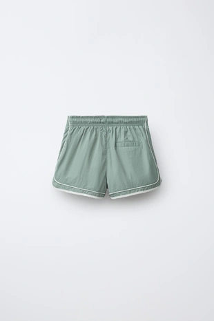 2–6 лет/ плавки-бермуды с контрастными полосками- Заказать в России