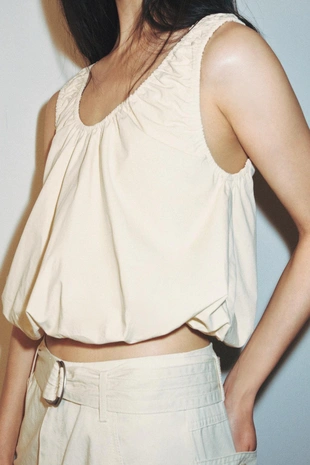 Топ-баллон из поплина- Заказать в России