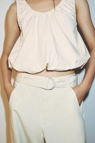 Топ-баллон из поплина- Заказать в России