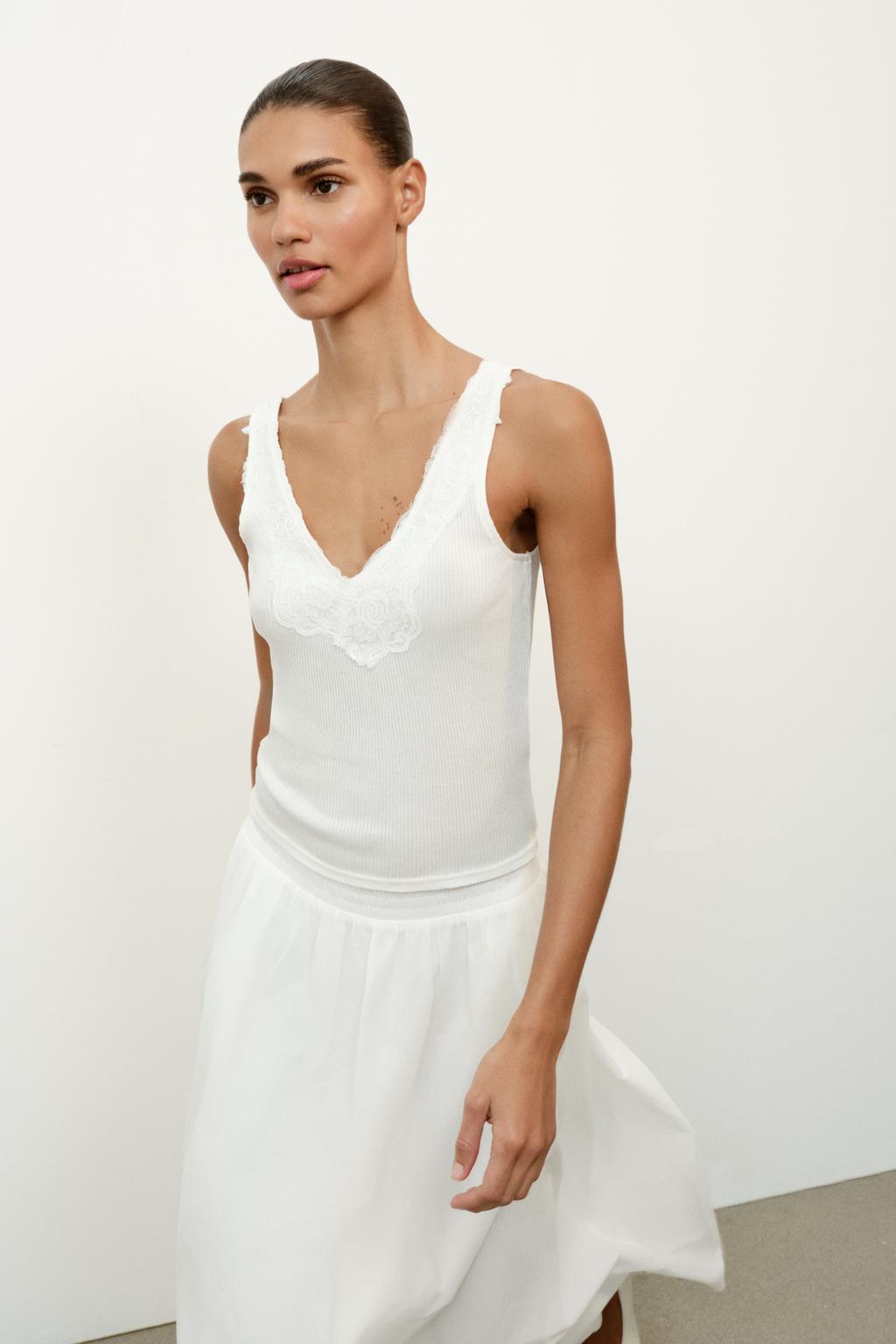 ТОП В РУБЧИК С КРУЖЕВОМ