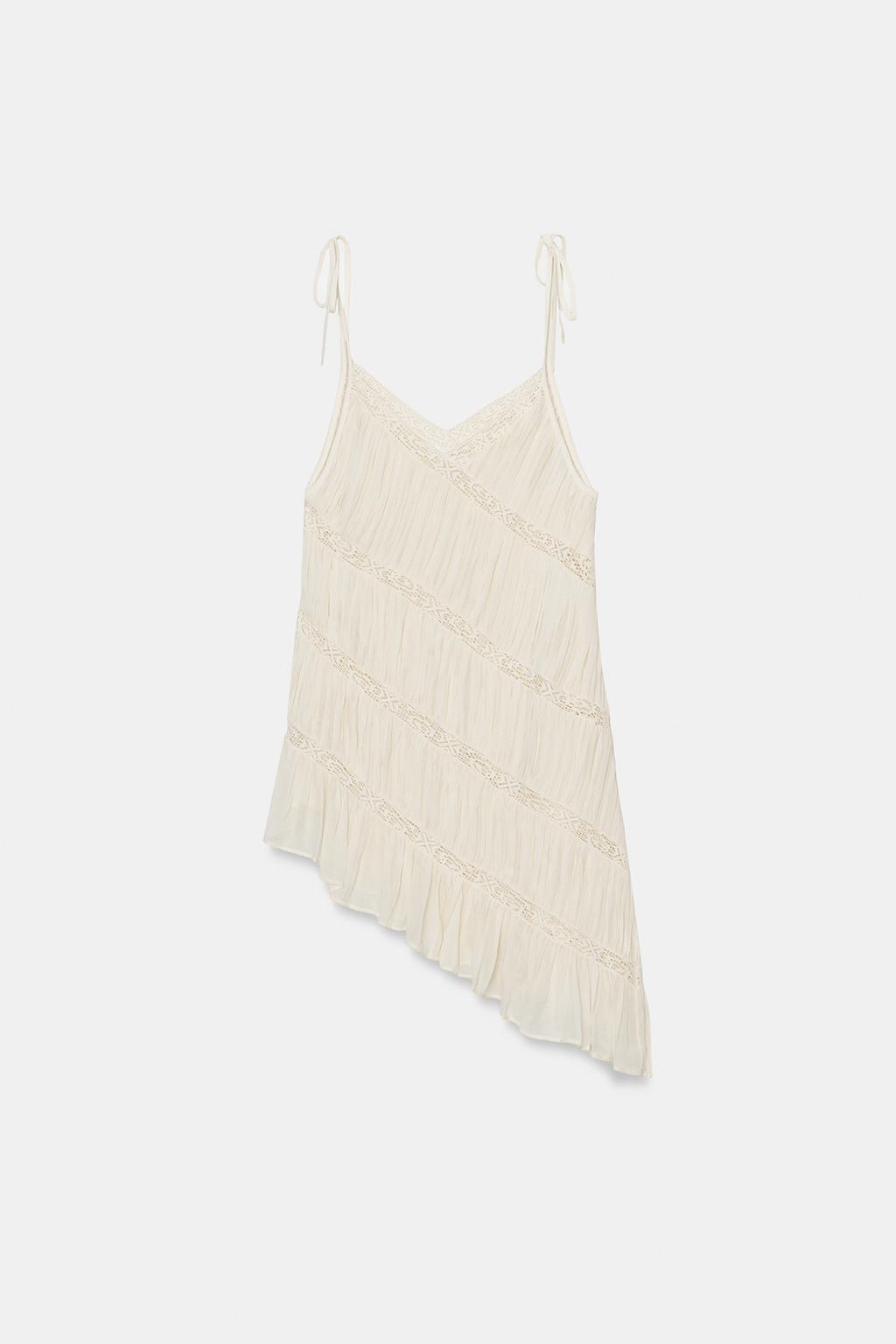 ТОП АСИММЕТРИЧНОГО КРОЯ СО СКЛАДКАМИ — коллекция Zara «ZW»