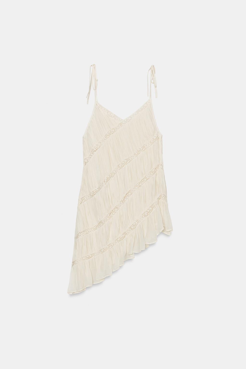 ТОП АСИММЕТРИЧНОГО КРОЯ СО СКЛАДКАМИ — коллекция Zara «ZW»