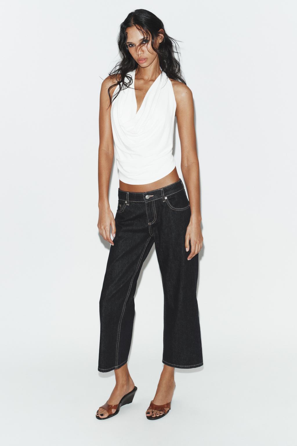 ДРАПИРОВАННЫЙ ТОП С ГОРЛОВИНОЙ ХАЛТЕР