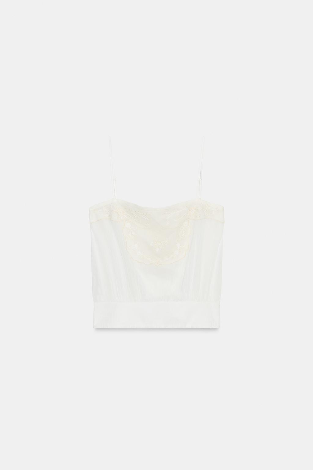 ТОП ИЗ ГАЗА С ВЫШИВКОЙ