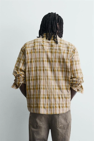 Рубашка  в клетку- Заказать в России