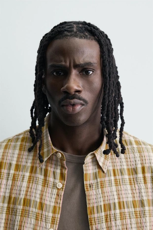 Рубашка  в клетку- Заказать в России