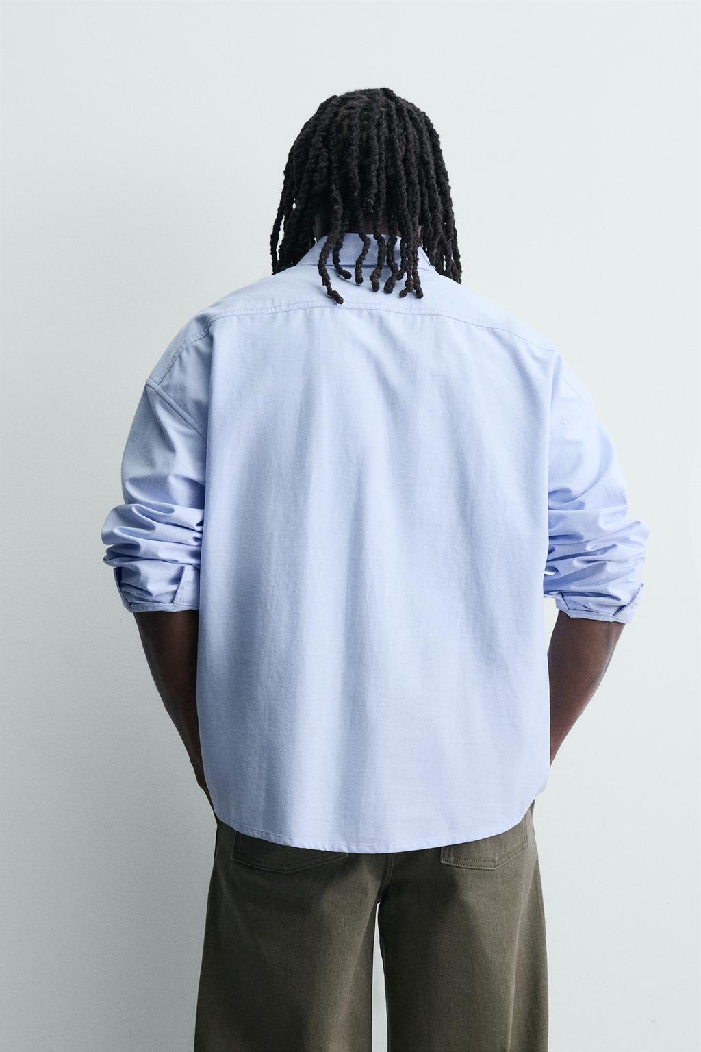 РУБАШКА ОВЕРСАЙЗ ОКСФОРД С ПРИНТОМ