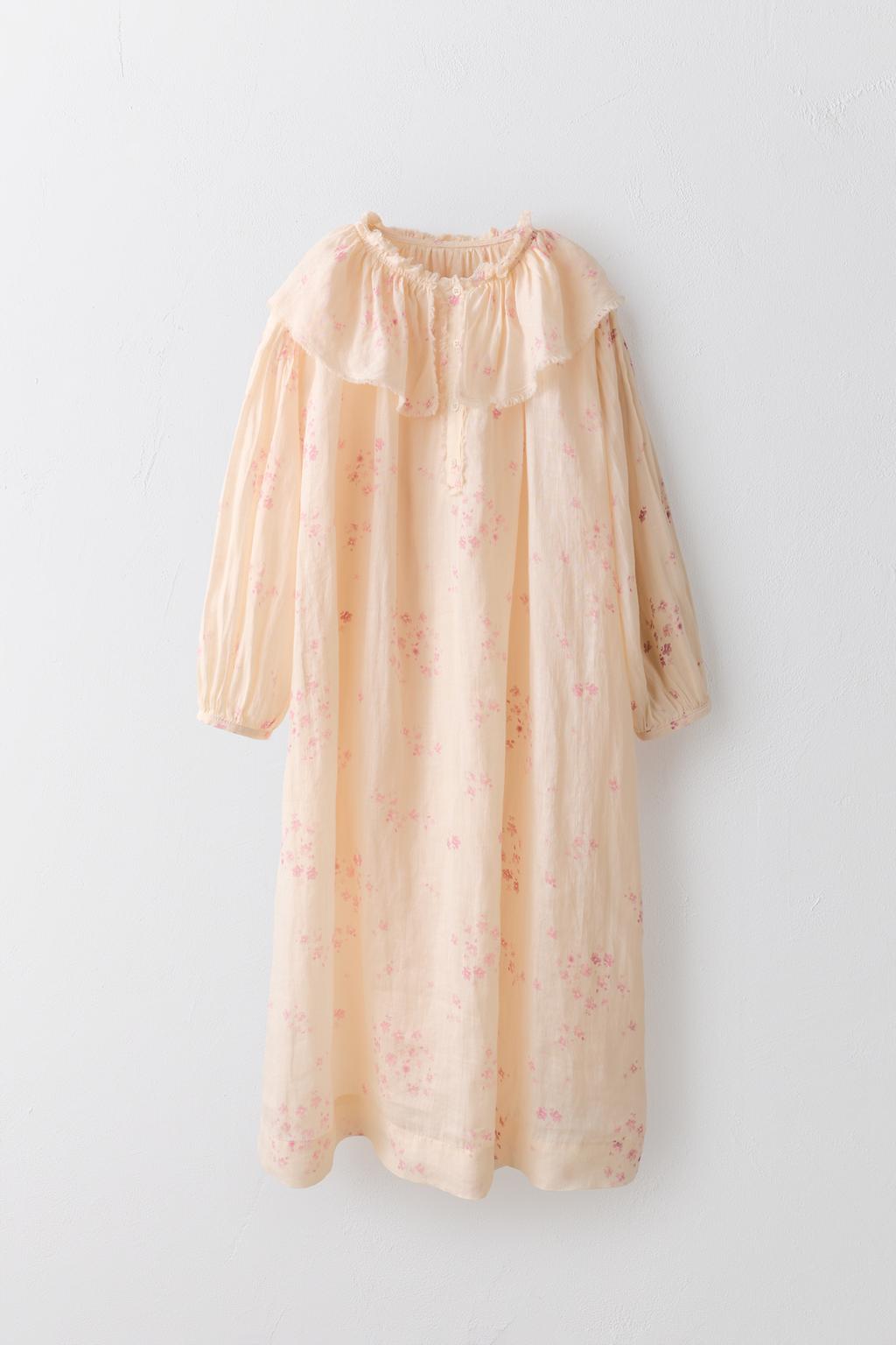 Платье с цветочным принтом из 100% рами для девочек 6-12 лет, лимитированная коллекция