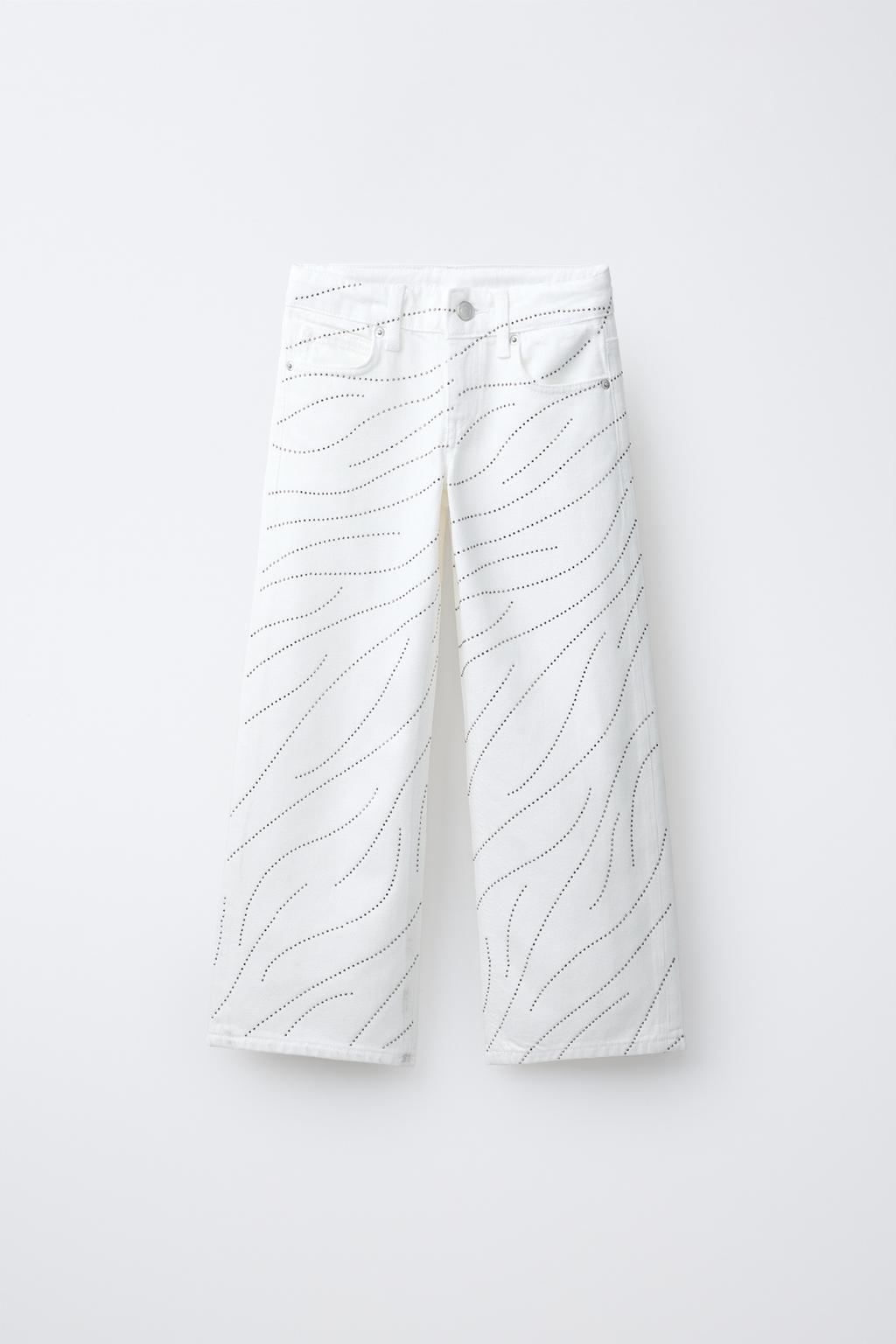 ДЖИНСЫ  СО СТРАЗАМИ И ЗВЕЗДАМИ