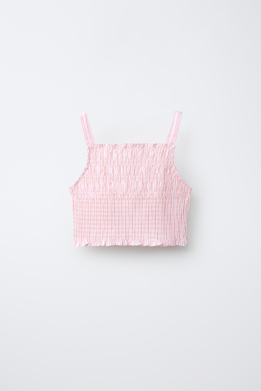 РУБАШКА И ТОП В ПОЛОСКУ С ЦВЕТАМИ И ПАЙЕТКАМИ