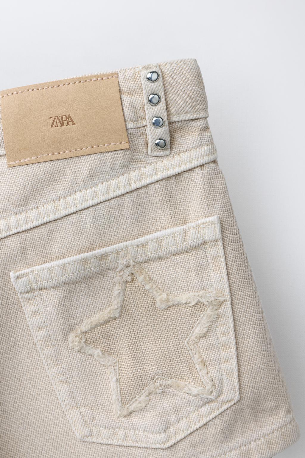 ДЖИНСОВЫЕ ШОРТЫ С ЗАКЛЕПКАМИ И ЗВЕЗДАМИ