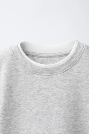 Футболка из модала с двойным воротником- Заказать в России