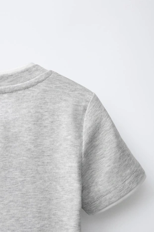 Футболка из модала с двойным воротником- Заказать в России