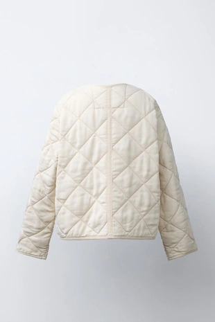 Стеганая куртка на молнии- Заказать в России