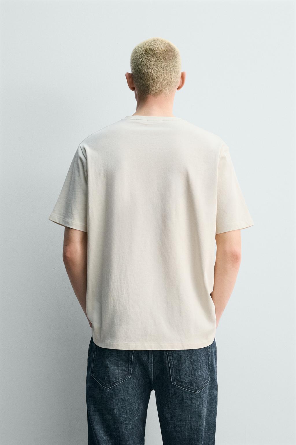 ФУТБОЛКА стандартной посадки ИЗ СМЕСОВОГО ХЛОПКА