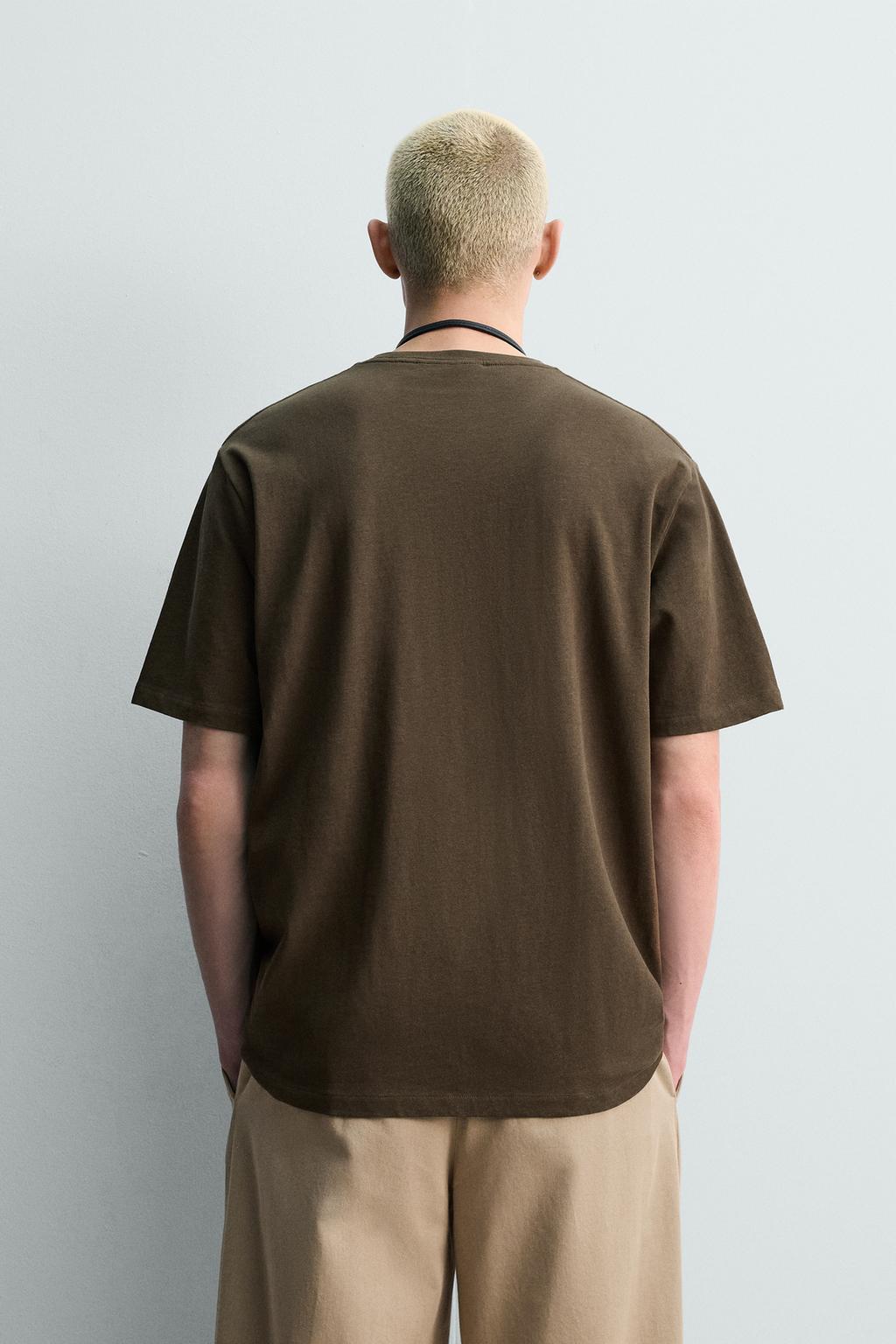 ФУТБОЛКА стандартной посадки ИЗ СМЕСОВОГО ХЛОПКА