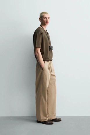 Футболка стандартной посадки из смесового хлопка