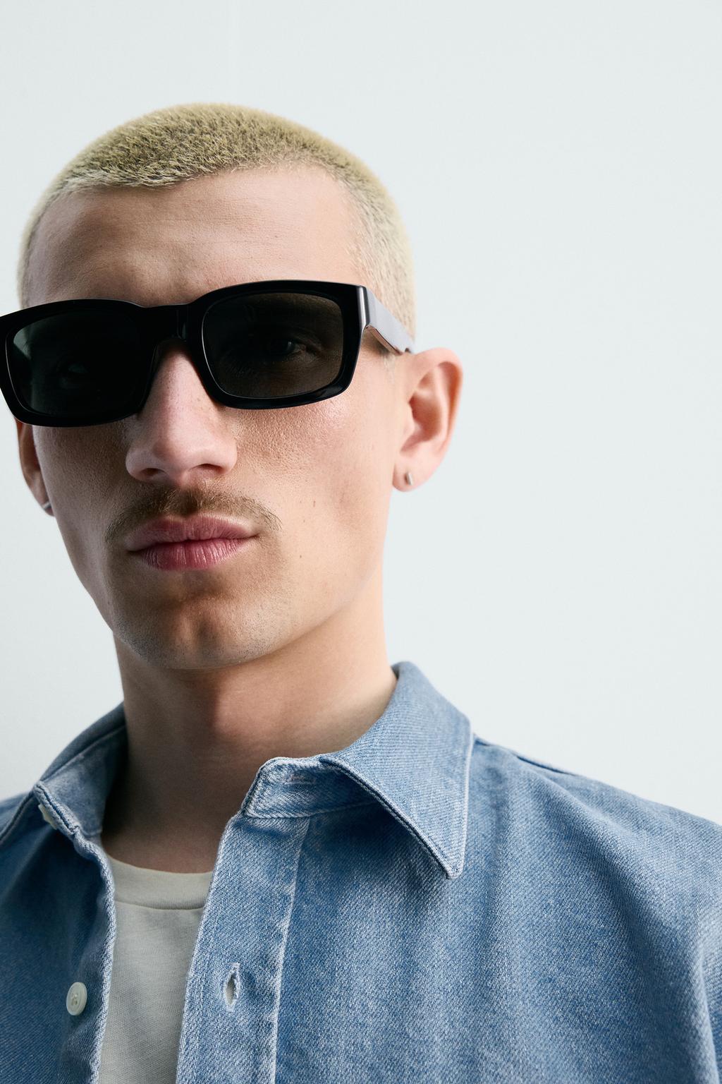 ДЖИНСОВАЯ РУБАШКА стандартной посадки С ЭФФЕКТОМ ПОТЕРТОСТИ